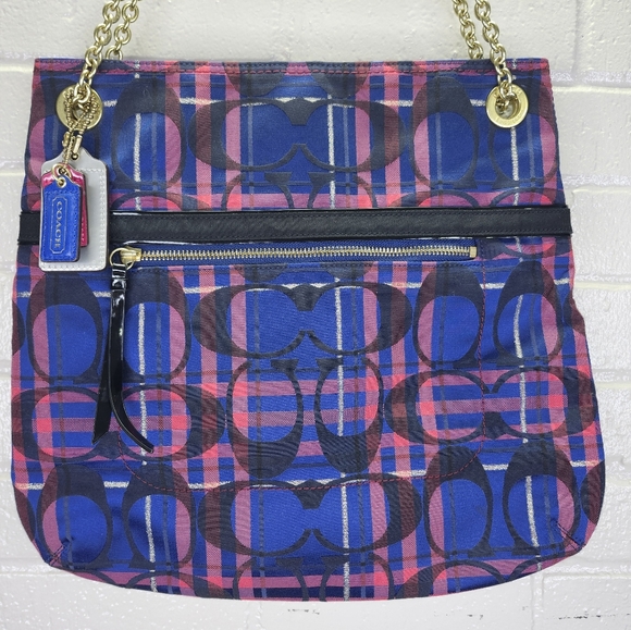 Coach Poppy Tartain SlimChain - Picture 2 of 11